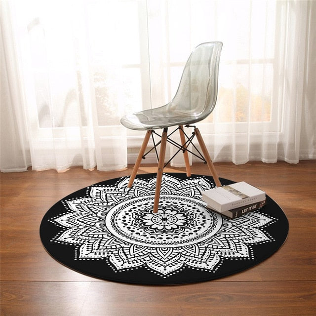 Tapis Mandala  Bouddha Power