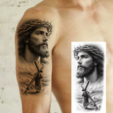 Tatouage temporaire Bouddha en feuille