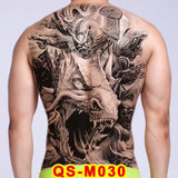 Tatouage temporaire Bouddha grand format dos
