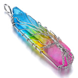 Collier Arbre de Vie Pointe Violette
