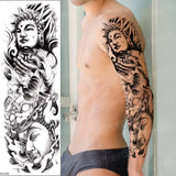 Tatouage temporaire Bouddha manchon bras