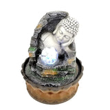 Fontaine Bouddha endormi à LED