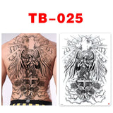 Tatouage temporaire Bouddha ailes