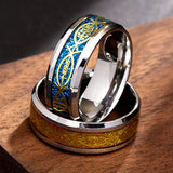 Bague icônes religieuses en acier