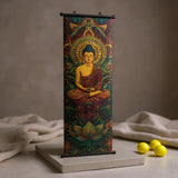 Tapisserie Bouddha lotus et mandala porté