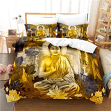 Housse de couette Bouddha imprimée