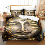 Housse de couette Bouddha imprimée
