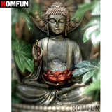 Tableau bouddha en peinture diamant 100x140 cm