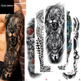 Tatouage temporaire Bouddha grand format bras