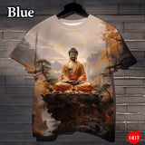 T-shirt Bouddha imprimé 3D