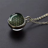 Collier pendentif Cube de Metatron
