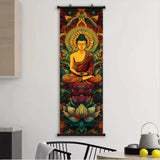 Tapisserie Bouddha lotus et mandala