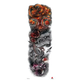 Tatouage temporaire Bouddha grand format bras