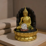 Fontaine Bouddha de bureau à pompe silencieuse porté