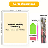 Tableau Bouddha en peinture diamant 5D