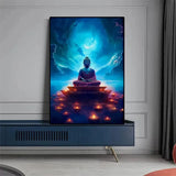 Tableau Bouddha méditation sur toile