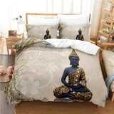 Housse de couette Bouddha imprimée