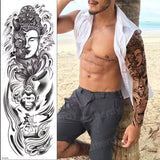 Tatouage temporaire Bouddha manchon bras
