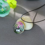 Pendentif rond arbre de vie
