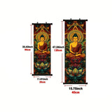 Tapisserie Bouddha lotus et mandala