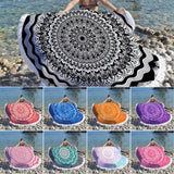 Serviette de plage ronde Mandala