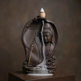 Porte-encens à reflux Guanyin porté
