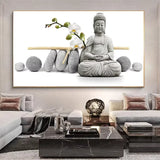 Tableau Bouddha sur toile, un panneau