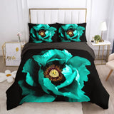 Housse de couette Bouddha noir