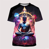 T-shirt Bouddha Shakyamuni imprimé 3D