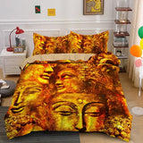 Housse de couette Bouddha microfibre