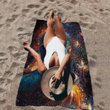 Serviette de plage motif Bouddha