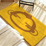 Tapis de sol flanelle visage souriant