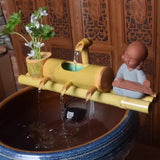 Fontaine Bouddha bambou de bureau