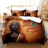 Housse de couette Bouddha imprimée