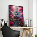 Tableau Bouddha méditation sur toile
