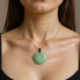 Pendentif Cho Ku Rei reiki porté