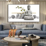 Tableau Bouddha sur toile, un panneau