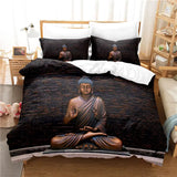 Housse de couette Bouddha imprimée