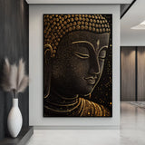 Tableau bouddha sur toile sans cadre