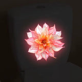 Sticker mural lotus phosphorescent