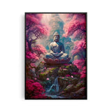 Tableau Bouddha méditation sur toile