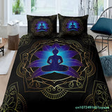 Housse de couette lotus chakras bohème