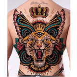 Tatouage temporaire Bouddha ailes