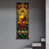 Tapisserie Bouddha lotus et mandala