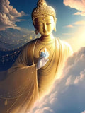 Tableau Bouddha en peinture diamant 5D