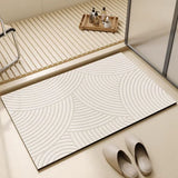 Tapis de bain absorbant en diatomite
