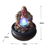 Fontaine Bouddha rieur à LED