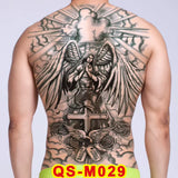 Tatouage temporaire Bouddha grand format dos