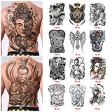 Tatouage Temporaire Grand Format 34x48 cm