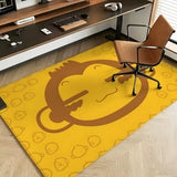 Tapis de sol flanelle visage souriant